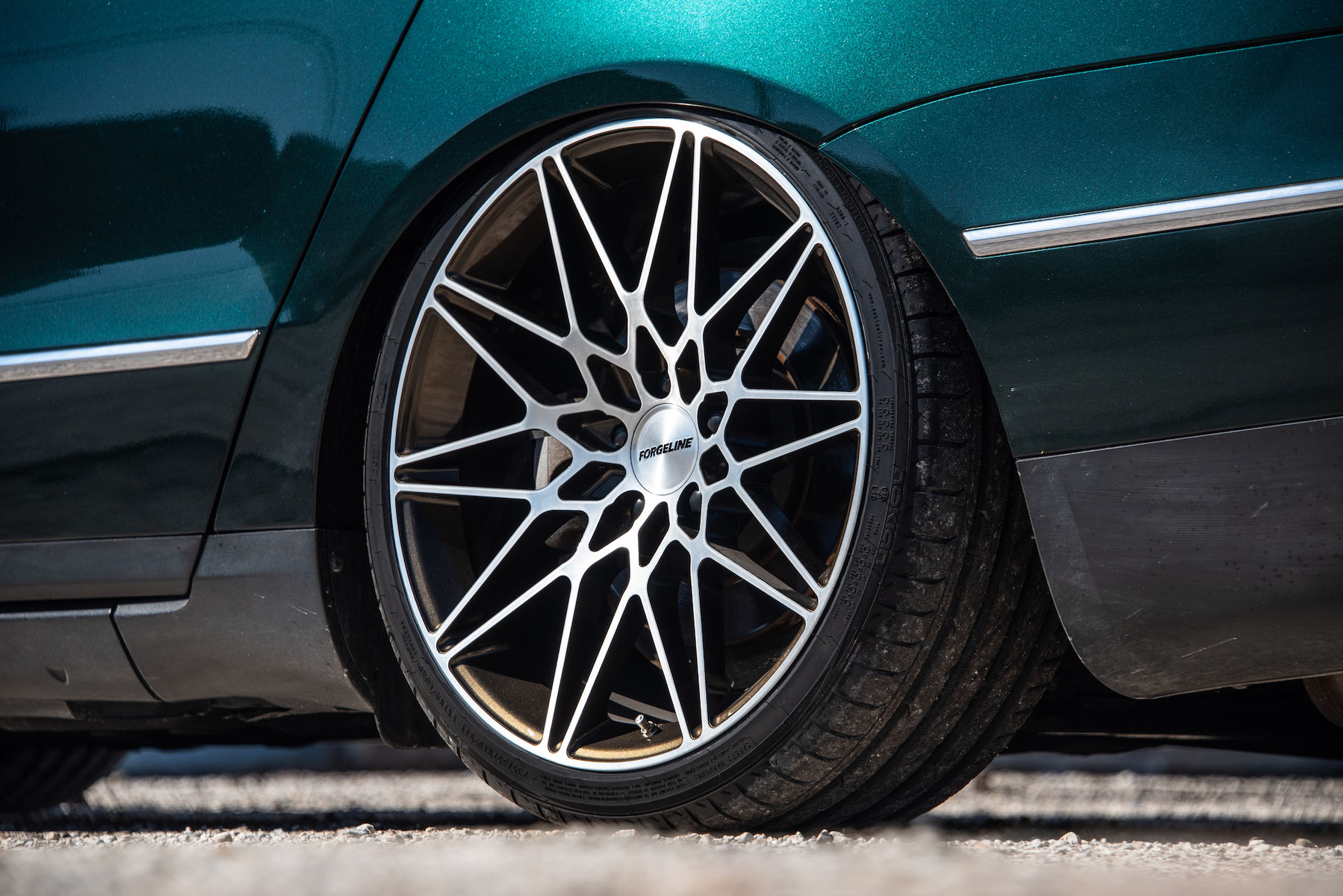 2007 Volkswagen Passat | Chris Mentrup's Volkswagen Passat Wagon on Forgeline One Piece Forged Monoblock MT1 Wheels