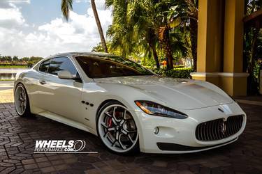 2010 Maserati GranTurismo | OUR CLIENT'S MASERATI GRAN TURISMO WITH 21/22" FORGIATO GTR WHEELS