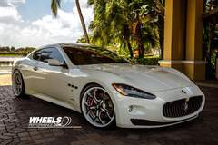 OUR CLIENT'S MASERATI GRAN TURISMO WITH 21/22" FORGIATO GTR WHEELS