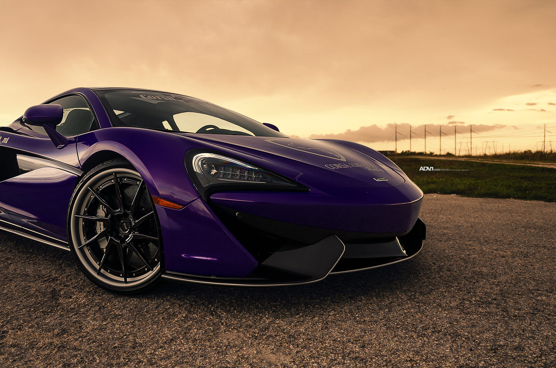 McLaren 570S | Purple McLaren 570S - ADV.1 Directional ADV10R Track Spec CS Series Wheels