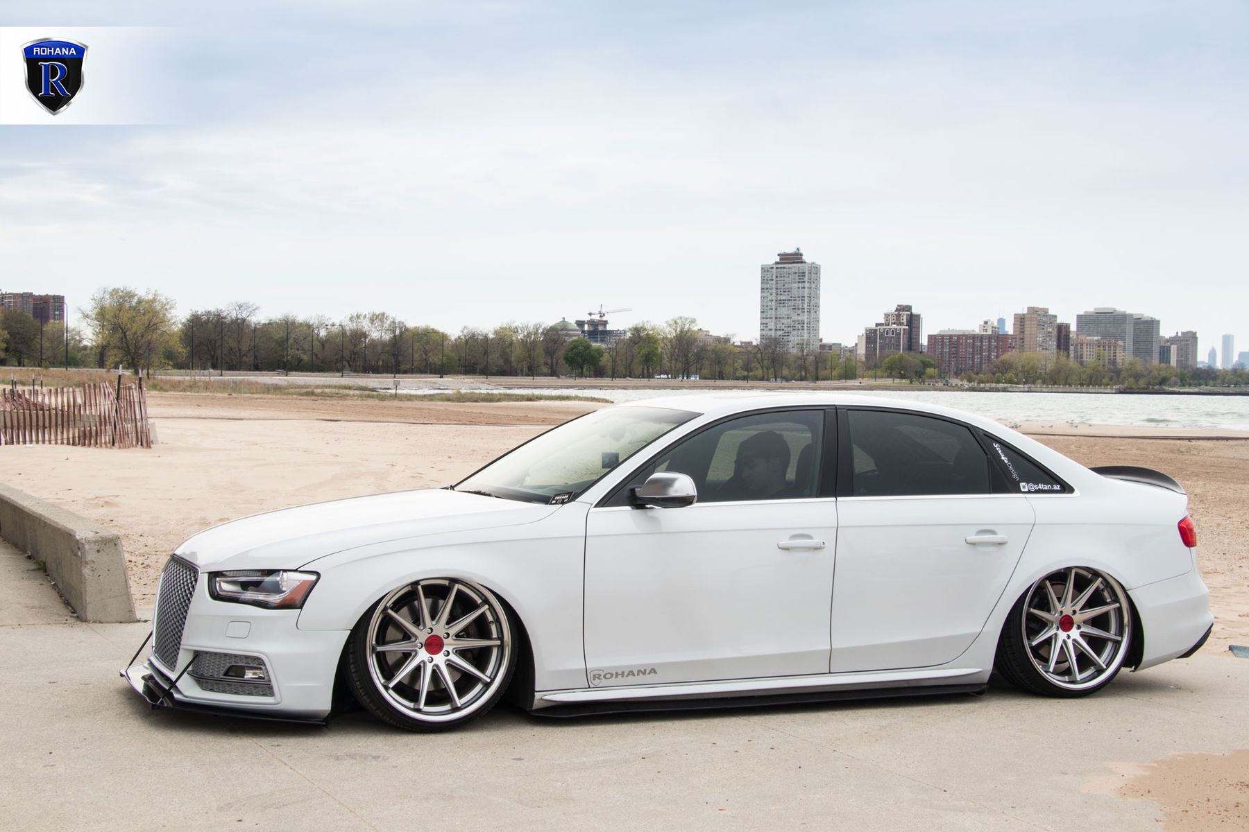 2016 Audi A4 | White Audi A4 - Side Profile