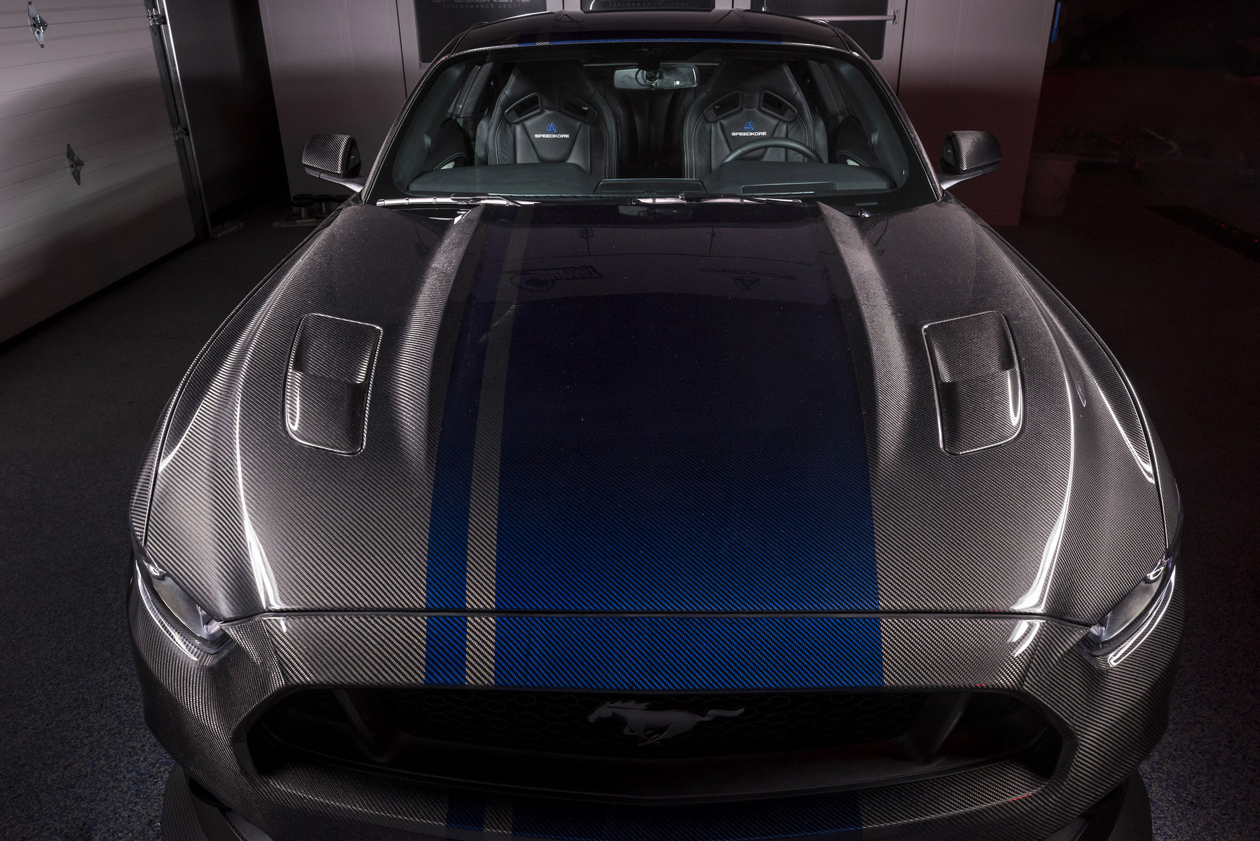 2017 Ford Mustang | 2017 Ford Mustang Fastback by SpeedKore Performance Group - Carbon Fiber Hood