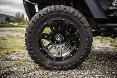 Ridge Rugged XHD Wheel, Black Satin