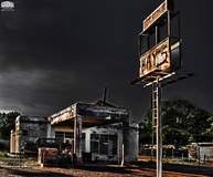 Hay? At A Gas Station? 