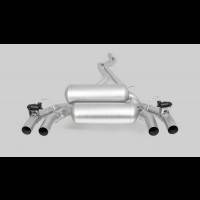 REMUS cat-back performance sport exhaust with carbon fiber tips