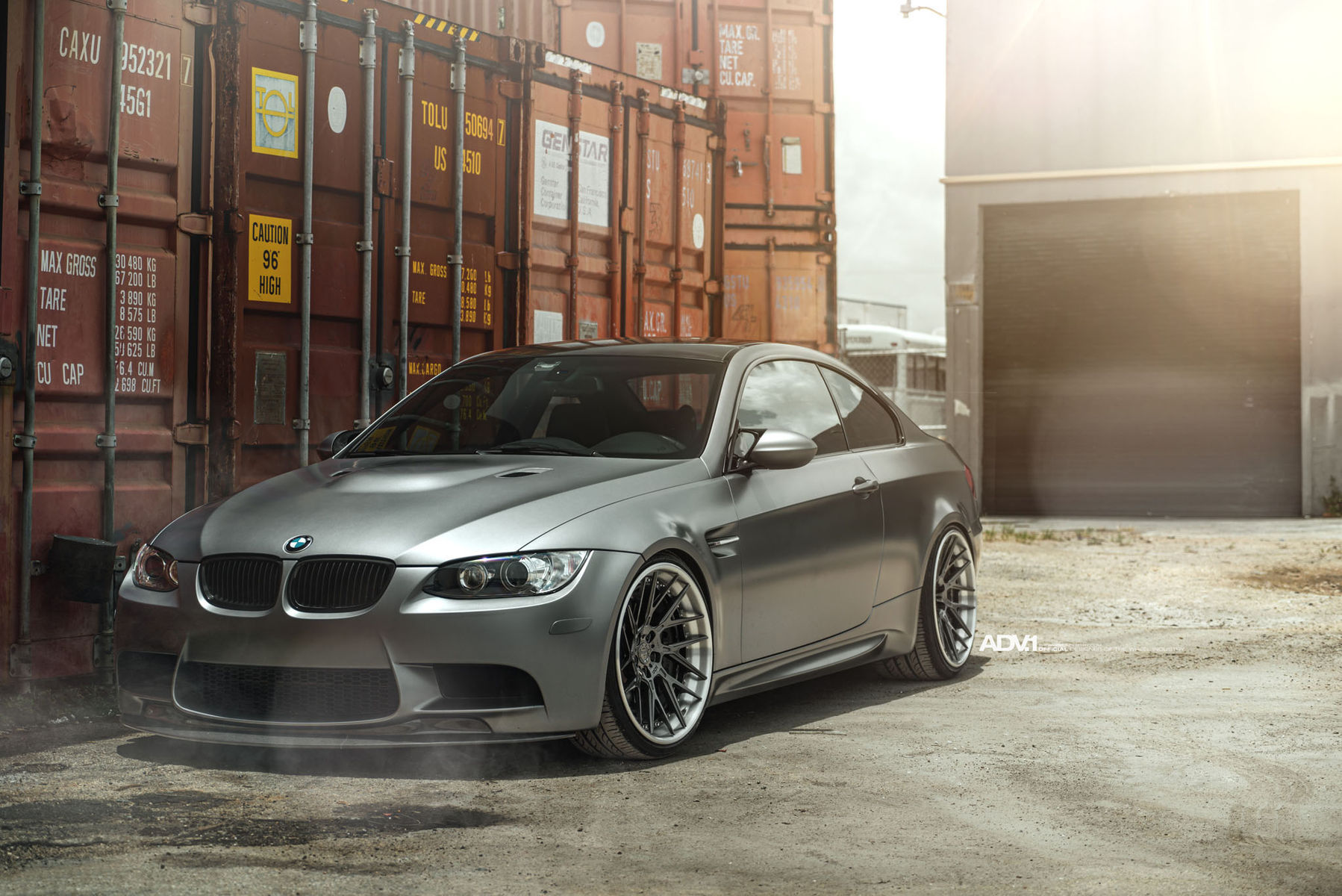 BMW e92 серый матовый