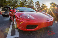 Ferrari 360 Spider at Sunrise