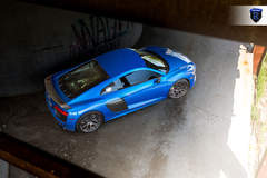Blue Audi R8 - View From Up Top