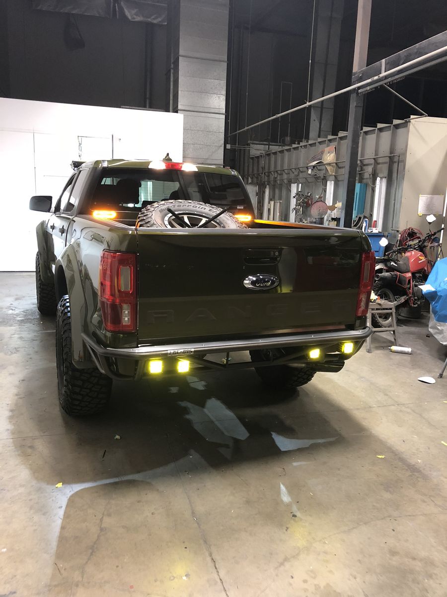2019 Ford Ranger | 2019 Ford Ranger XLT SuperCrew FX4 by LGE-CTS Motorsports - Rear Shot FordSEMA