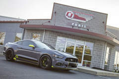 2017 Ford Mustang EcoBoost at home with CJ Pony Parts