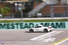 Ferrari 458 on HRE S101 at the Track  