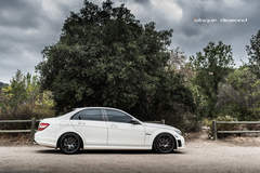 2010 Mercedes C63 Fitted With 19 Inch BD-3’s in Matte Graphite