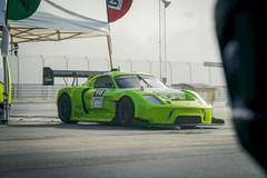 Elite Projects’ Porsche Cayman Racecar on Center Locking Forgeline One Piece Forged Monoblock GS1R Wheels