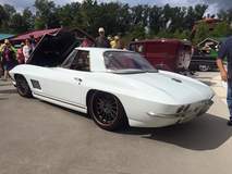 Mike Goldman Customs Corvette on Forgeline MS3C Wheels