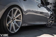 Lexus GS350 F-Sport rocking the 20" Zenetti Esquire wheels - Low Side Shot