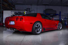 Ryan Mathews' C5 Corvette Z06 on Forgeline GF3 Open Lug Wheels