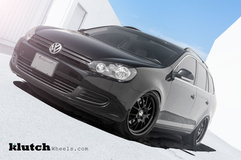 '10 VW Jetta Wagon on Klutch SL14's