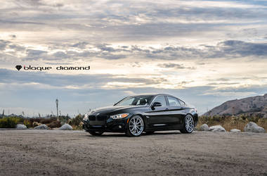 2016 BMW 4 Series | 2016 BMW 430i Fitted With 22 Inch BD-23’s in Silver w/ Chrome SS Lip