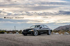 2016 BMW 430i Fitted With 22 Inch BD-23’s in Silver w/ Chrome SS Lip