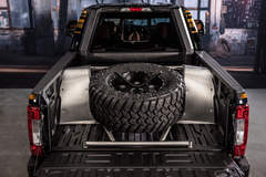2017 Ford F250 Super Duty 4x4 Lariat Crew Cab “Shockzilla” by Fabtech - Chase rack and spare tire