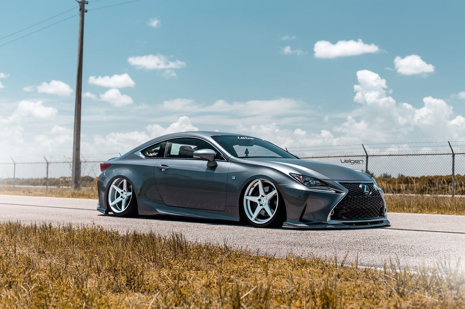 2016 Lexus RC 350 | Bagged Lexus RC350 F-Sport on Classic5 Matte Silver
