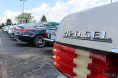 420 SEL and a line up of other Mercedes-Benz's