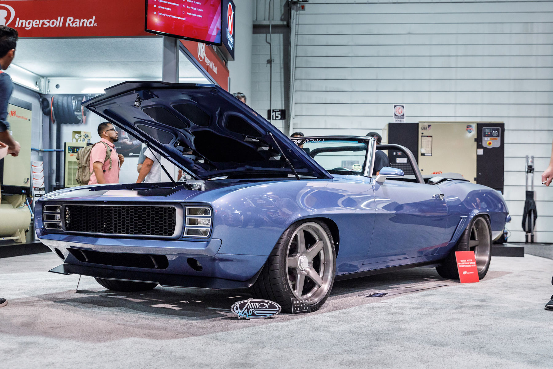 1969 Chevrolet Camaro | Rodd Kneeland's Ambition Road '69 Camaro Convertible on Center Locking Forgeline CF3C Concave Wheels