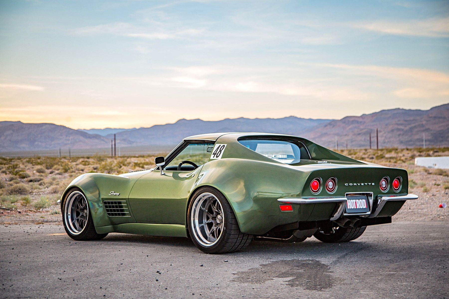 1970 Chevrolet Corvette Stingray | Garrett Randall’s “Rambo” 1970 Corvette Stingray on Forgeline GA3R Wheels