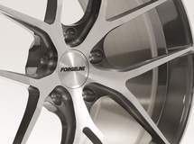 Forgeline One Piece Forged Monoblock VX1 in Two Tone Machined and Brushed Finish