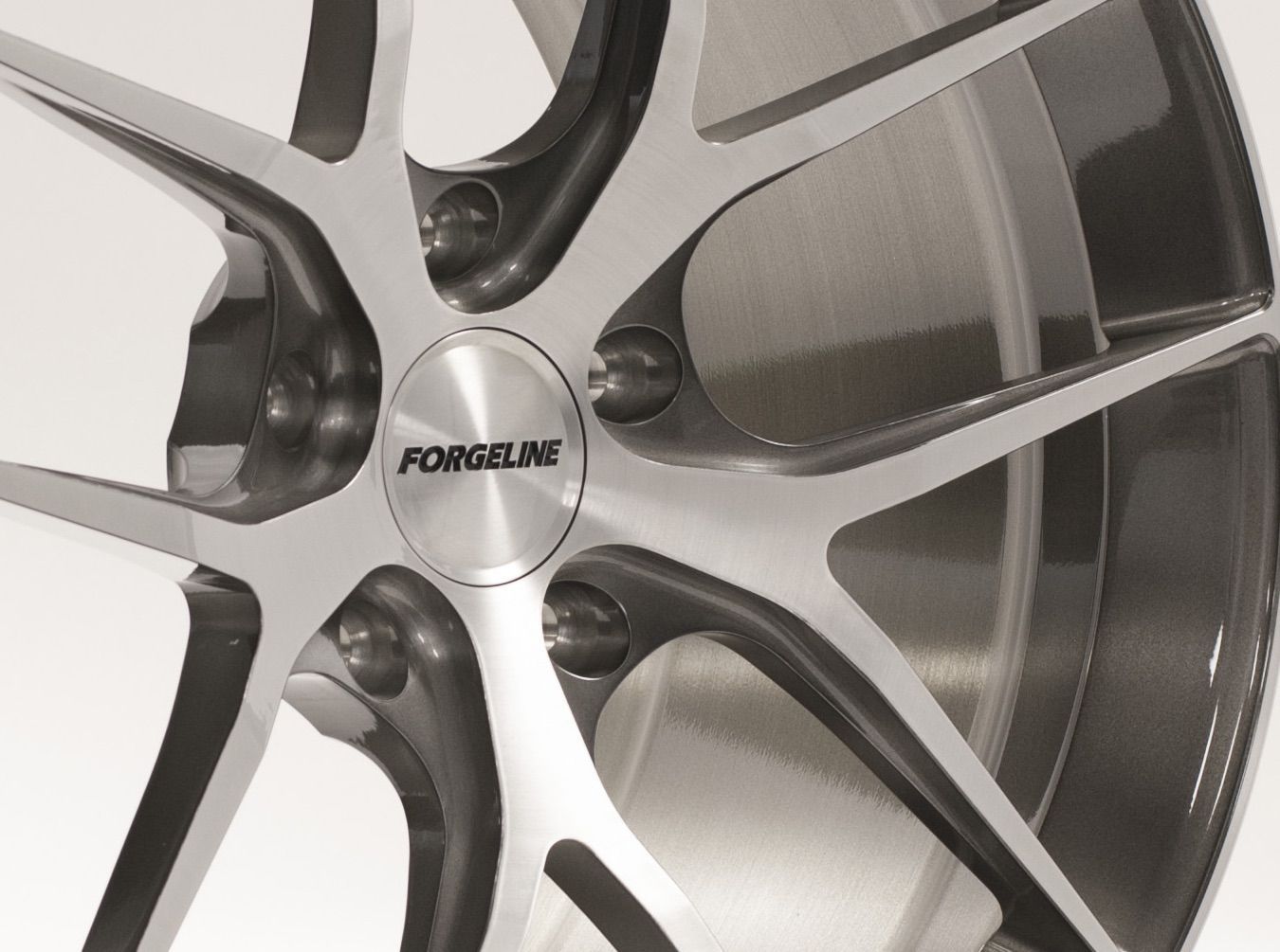 | Forgeline One Piece Forged Monoblock VX1 in Two Tone Machined and Brushed Finish