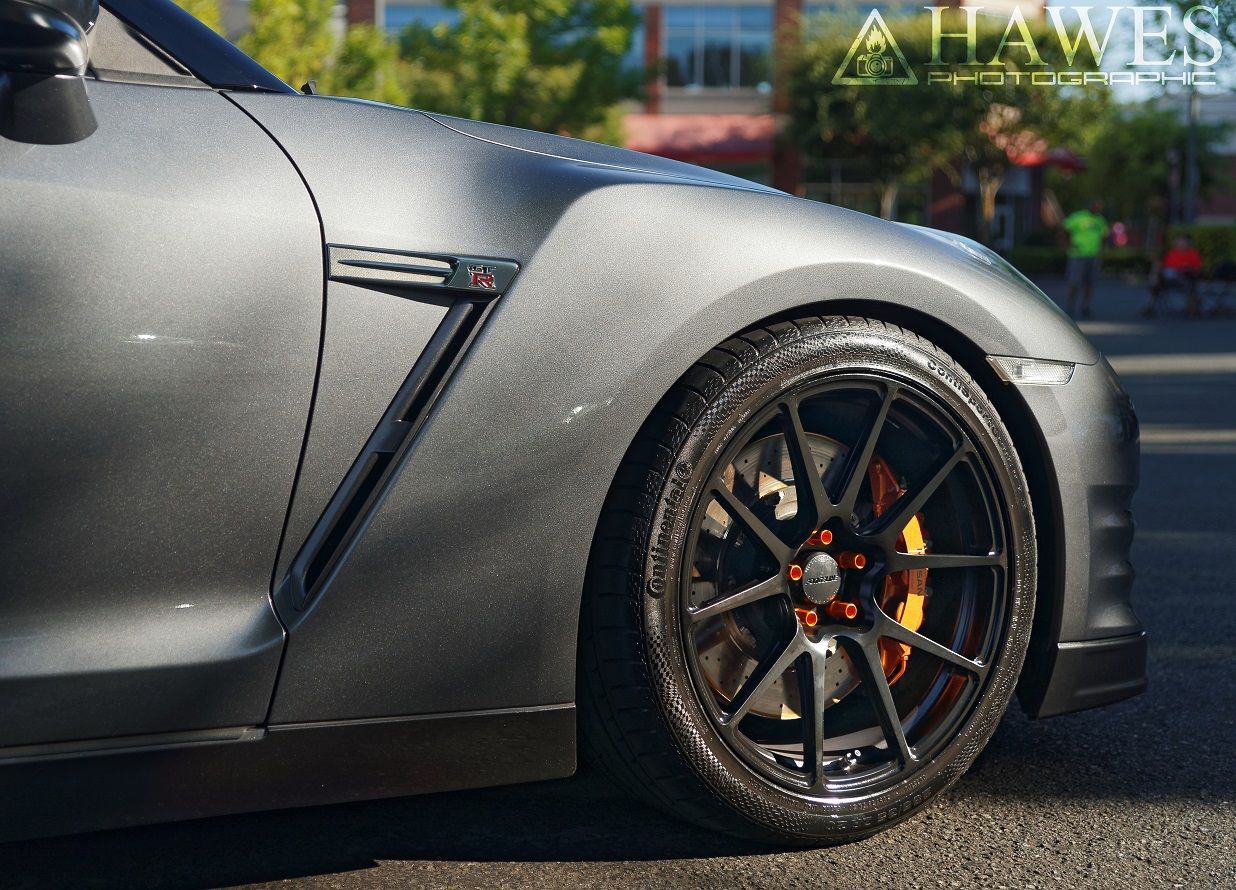 2014 Nissan GT-R | GT-R on Forgeline GA1R Open Lug Cap Edition Wheels