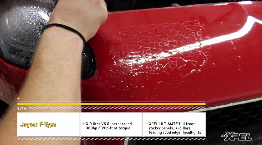 2014 Jaguar F-Type | Jaguar F-Type Clear Bra Installation San Antonio Texas