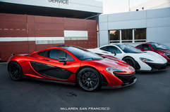 3 McLaren P1s @ McLaren San Francisco
