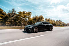 Infiniti Q50s on Velgen Wheels Classic5 Satin Bronze
