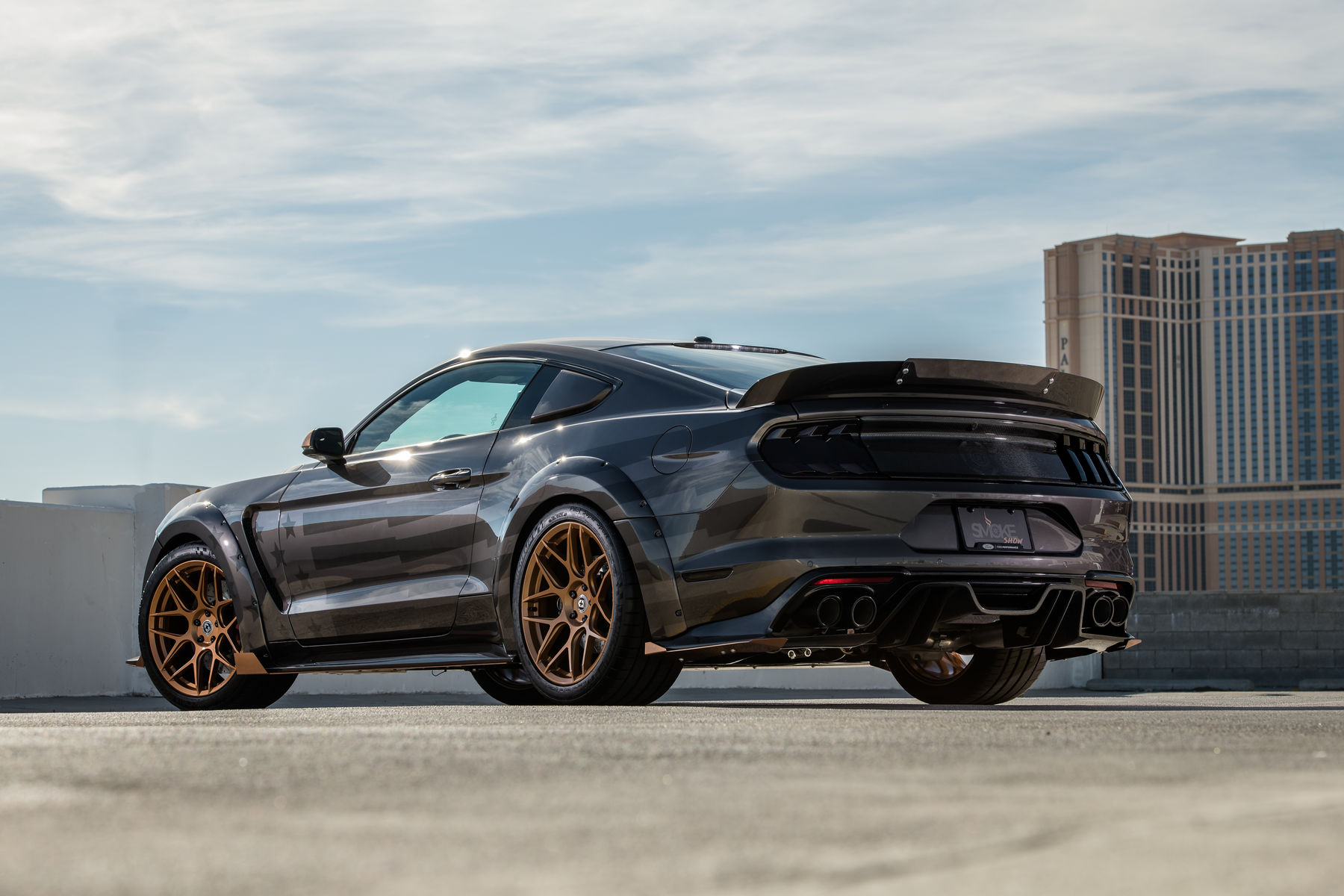 2019 Ford Mustang Gt Fastback By Cj Pony Parts Las Vegas Rear Shot