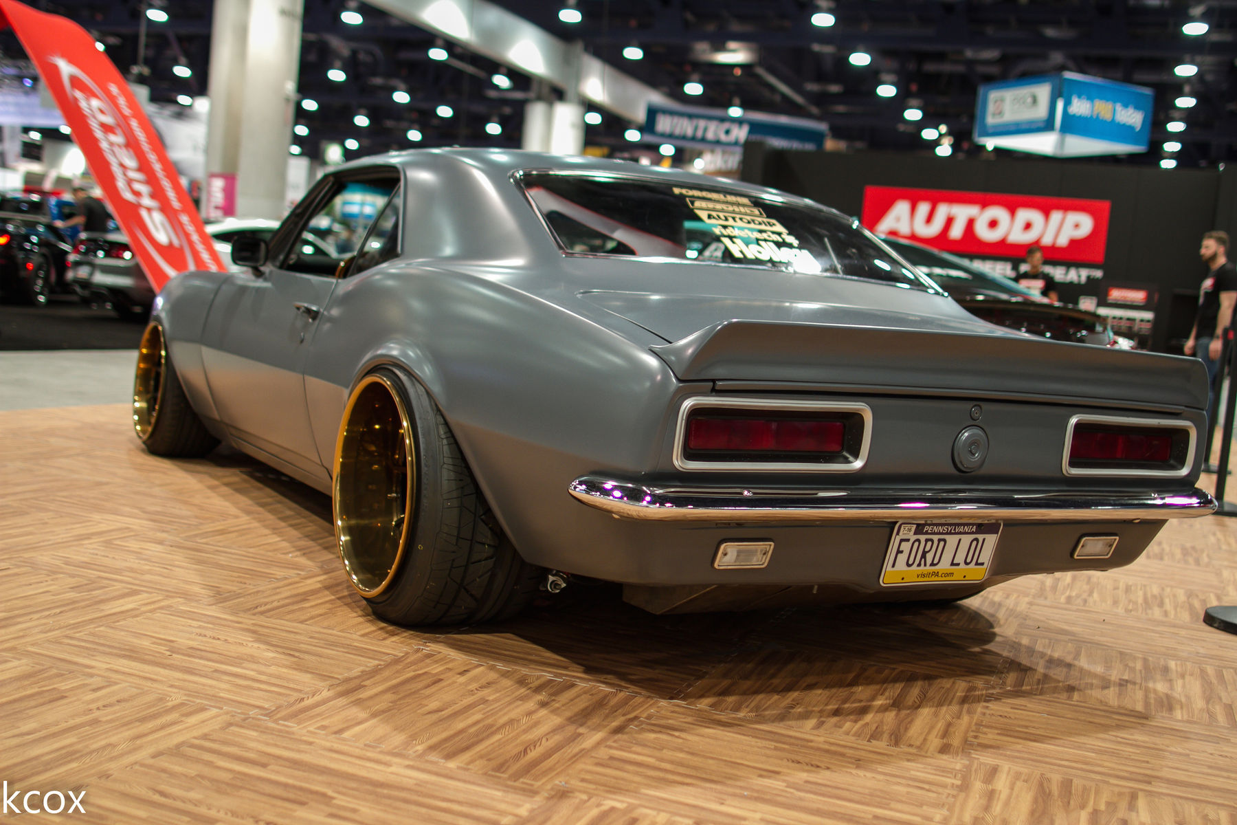 1967 Chevrolet Camaro | Steve Hummel's Bagged 1967 Camaro on Forgeline GA3C Concave Wheels - Rear