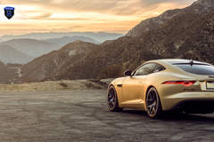 Gold Jaguar F-Type - Canyon Views
