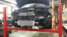 2016 Ford Focus ST By Blood & Grease - Intercoolers installed
