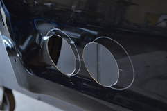 Holes for Exhaust tubing