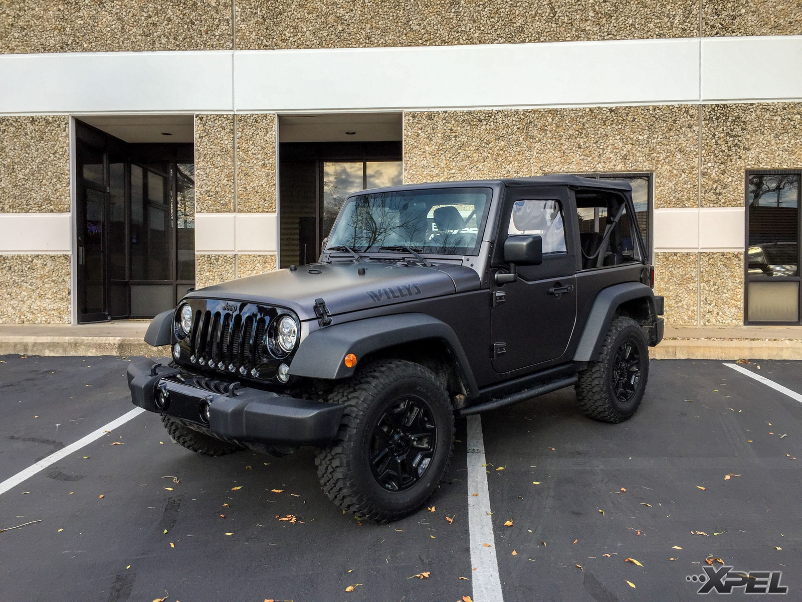 2015 Jeep Wrangler | XPEL Austin wrapped this Jeep with XPEL STEALTH satin-finish clear bra