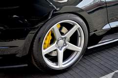 Saleen Automotive's 35th Anniversary SA 35 #001 Ford Mustang on Forgeline One Piece Forged Monoblock CF1 Open Lug Wheels