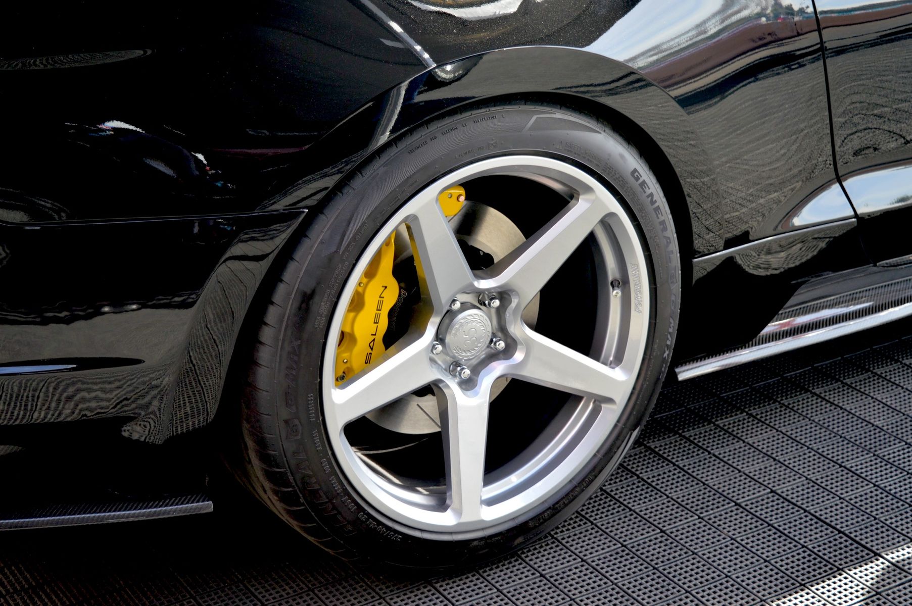 2019 Ford Mustang | Saleen Automotive's 35th Anniversary SA 35 #001 Ford Mustang on Forgeline One Piece Forged Monoblock CF1 Open Lug Wheels
