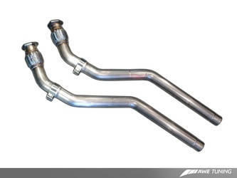 AWE Non-resonated Downpipes