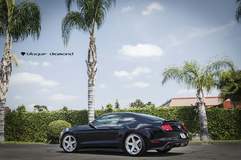2016 Ford Mustang Ecoboost Fitted With 20 Inch BD-21’s in Silver With Chrome SS Lip