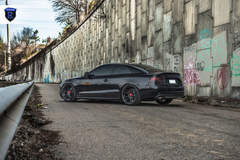Black Audi S5 - Lowered Stance