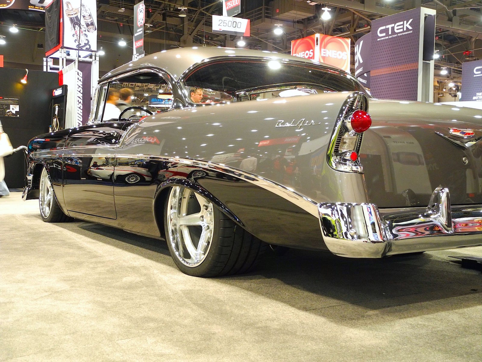 1956 Chevrolet Bel Air | Chris Holstrom Concepts '56 Bel Air on Forgeline CF3C Wheels - Drive Side Angle