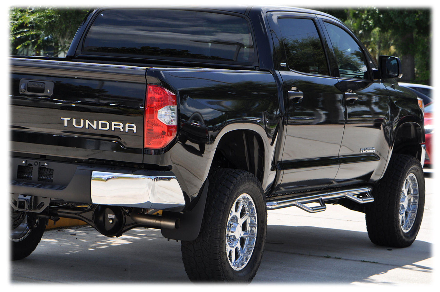 2016 Toyota Tundra | Tundra Tailgate Inserts - Raised Liquid Chrome