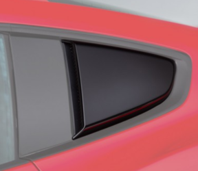 Roush Performance quarter window scoops