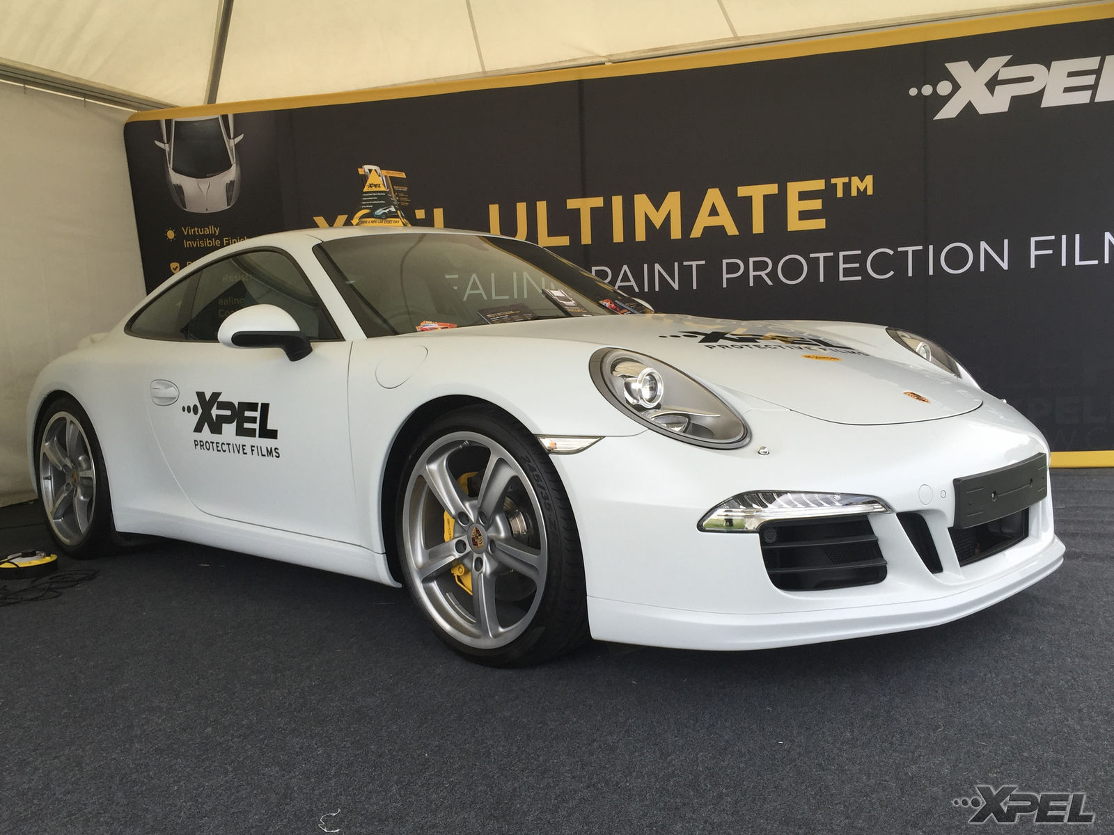 | Porsche 911 protected with XPEL ULTIMATE