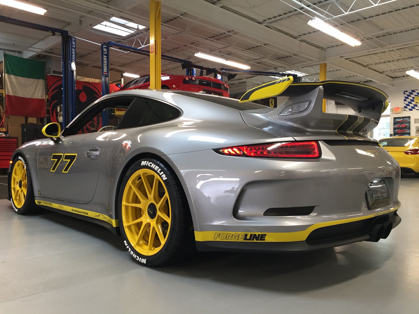 2016 Porsche 911 | Phil T's Porsche 991 GT3 With PCCB Ceramic Brakes on 19-inch Forgeline One Piece Forged Monoblock GA1R Centerlock Wheels